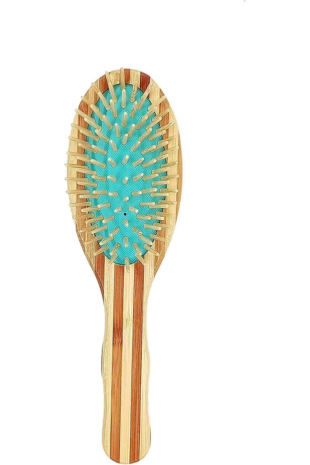 Natural Bamboo Hairbrush for Scalp Circulation and Hair Growth