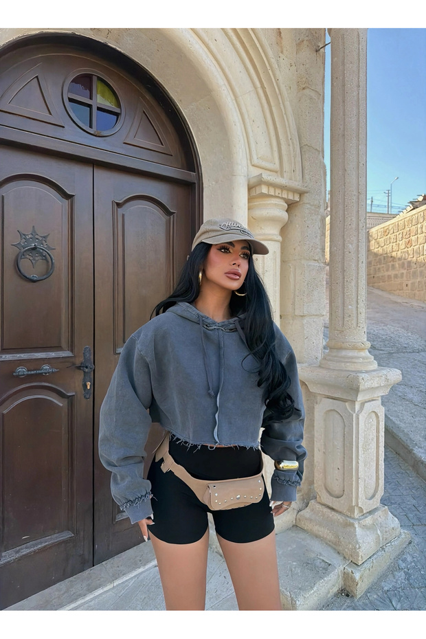 سويت شيرت راجلان قابل للغسل بالحمض