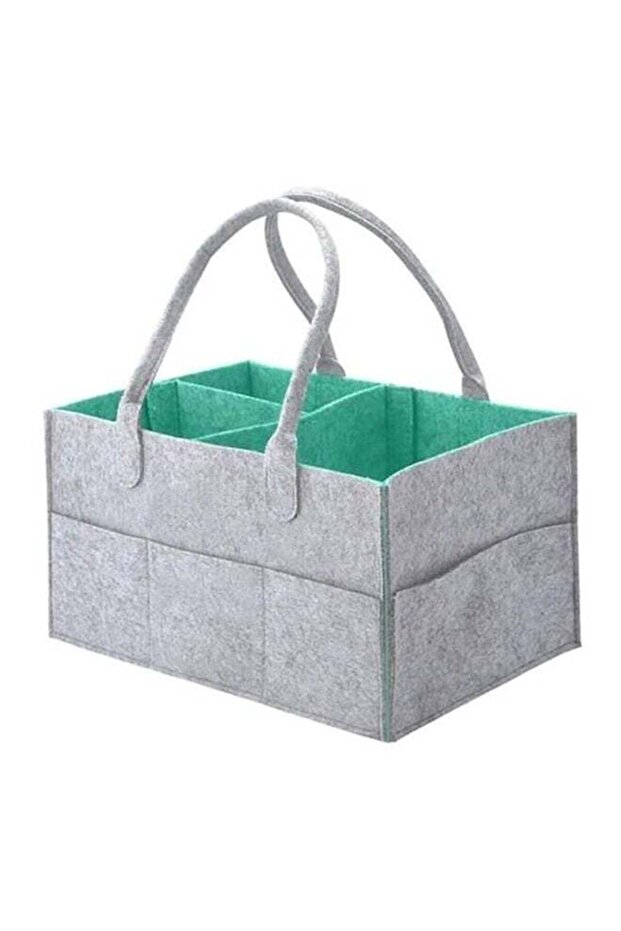 Baby Diaper Organizer Basket Nursery Diapers Table Durable Nappy Changing Bag