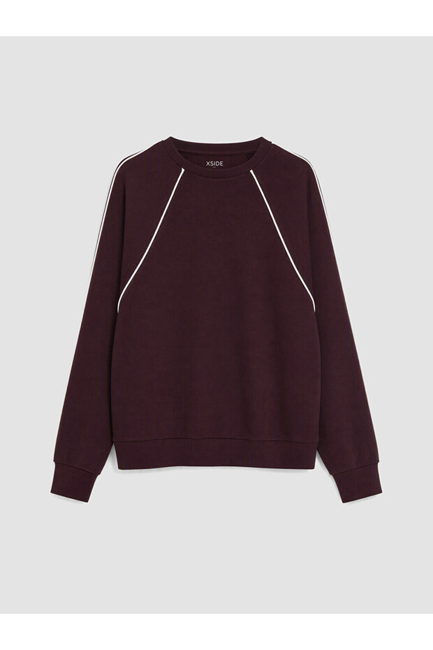 Xsidesoft touch oversize women's sweatshirt