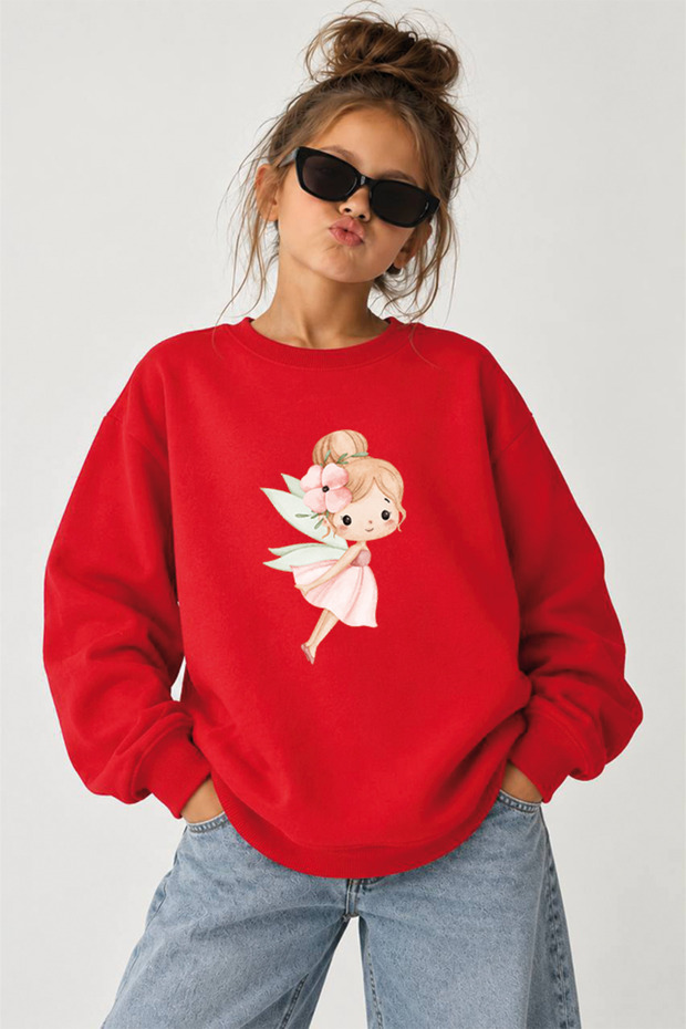 Children's 3 Thread Crew Neck Sweatshirt
