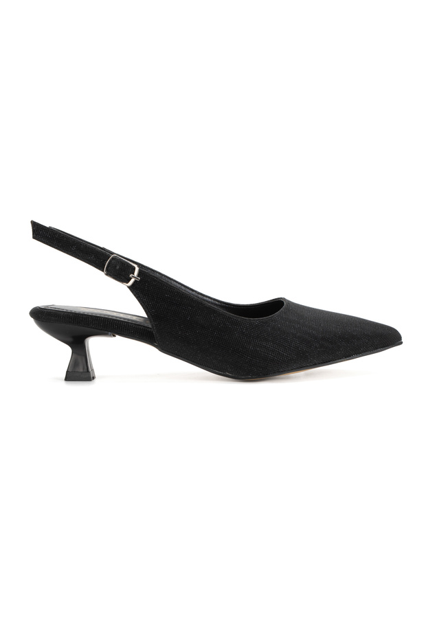 Women's Thin Heeled Glittery Evening Dress Shoes