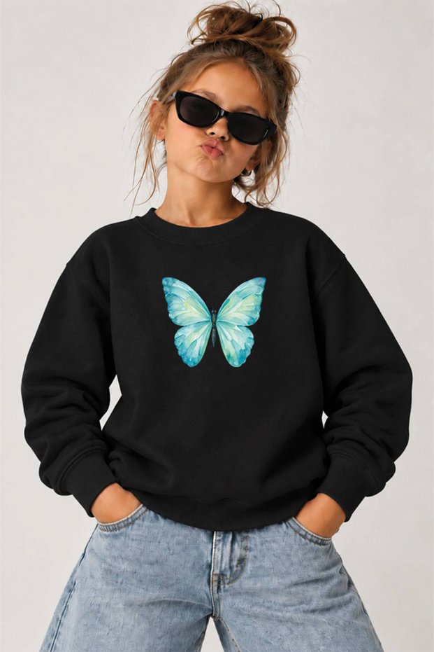 Children's 3 Thread Crew Neck Sweatshirt