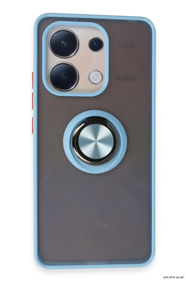 Spt-Gld Newface Redmi Note 13 4g Case Montreal Silicone Cover with Ring - (203144) Ice Blue