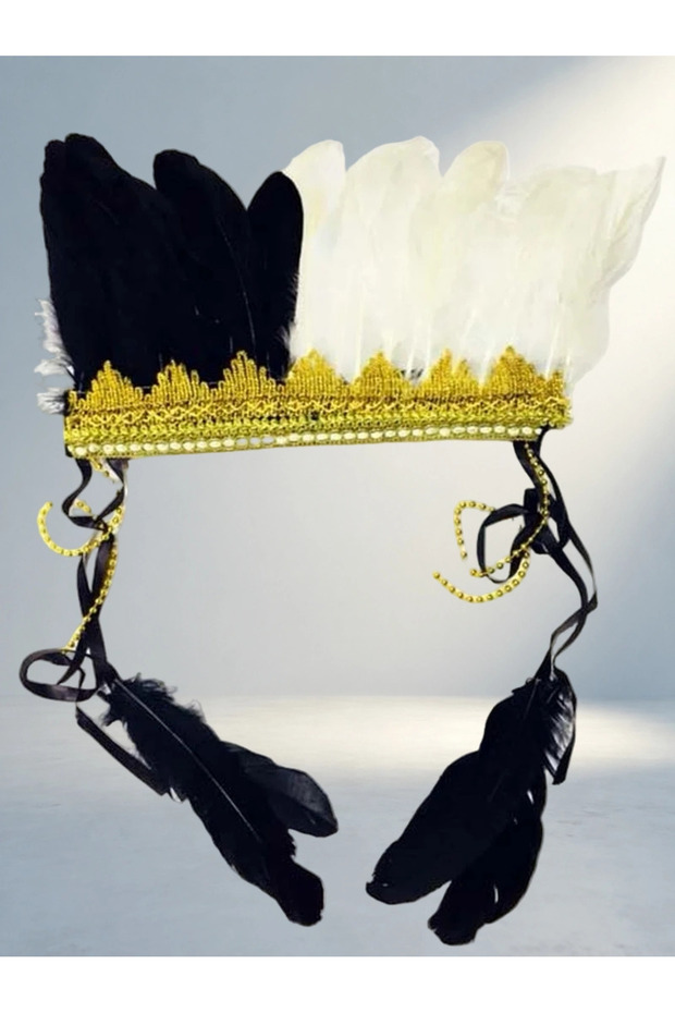 Stylish Feathered Native American Headdress for Fans, Comfortable to Use