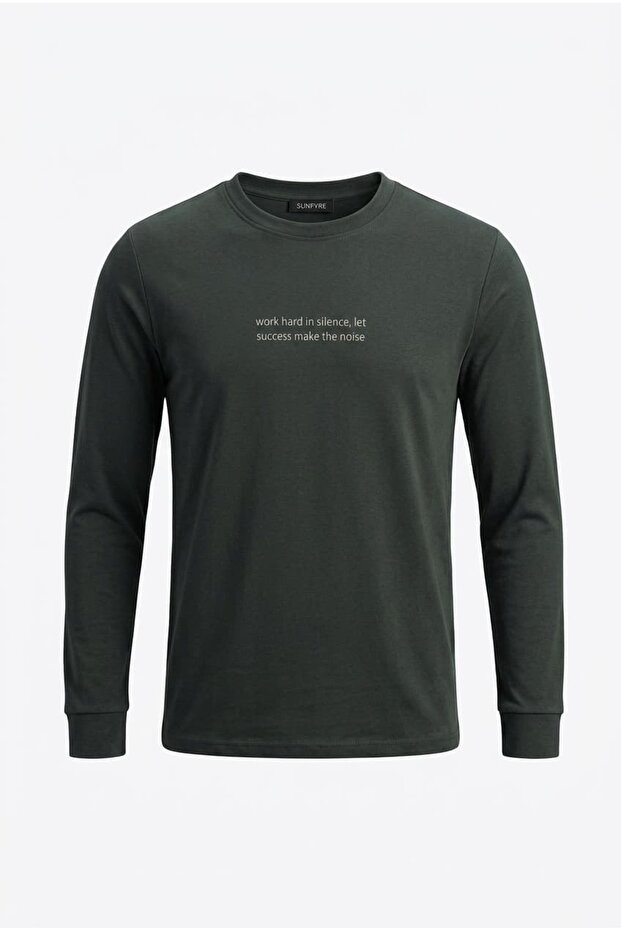 Modal Fabric Long Sleeve Printed T-Shirt Sun498