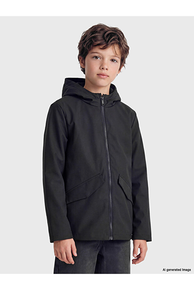 Water Repellent Boy's Raincoat