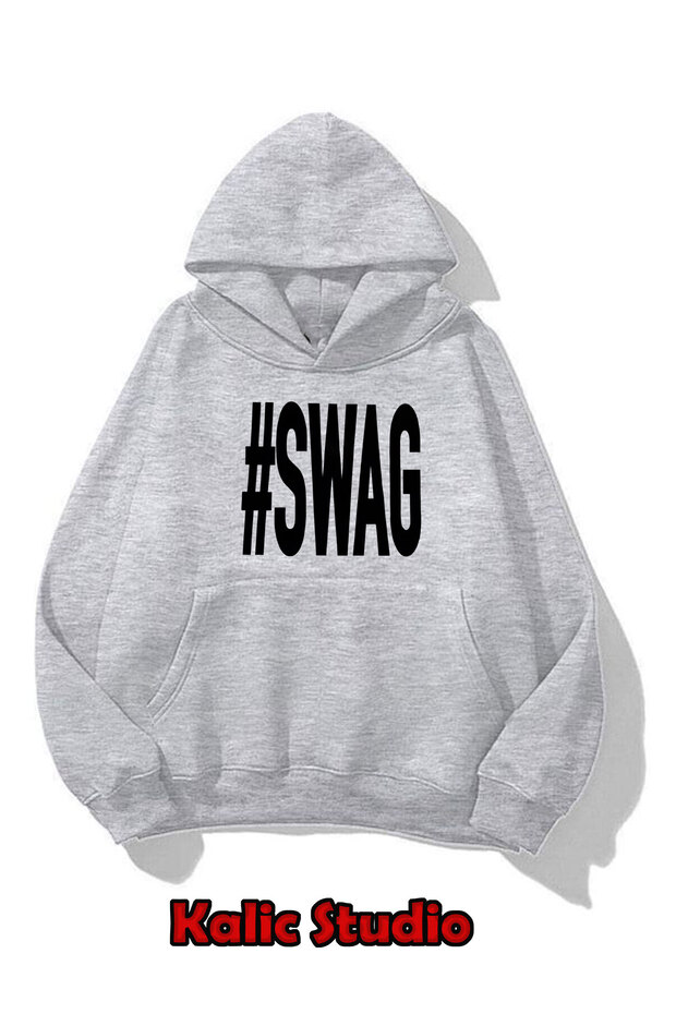 Swag Oversize Unisex Sweatshirt Gray