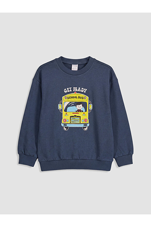 Rmz Gi̇yi̇m Farkiyla Printed Boys' Sweatshirt