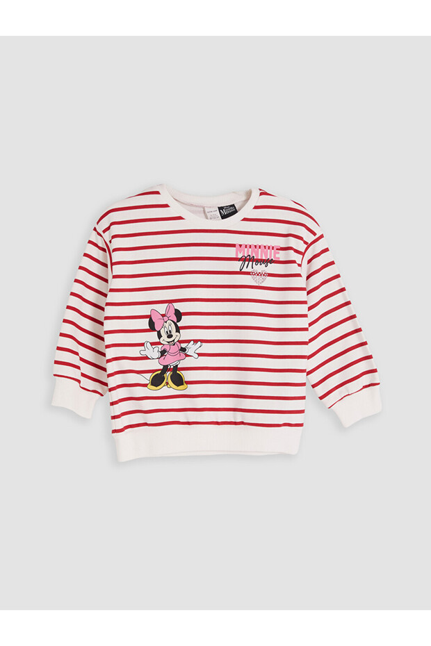 Vizyon New Season Red Printed Sweatshirt