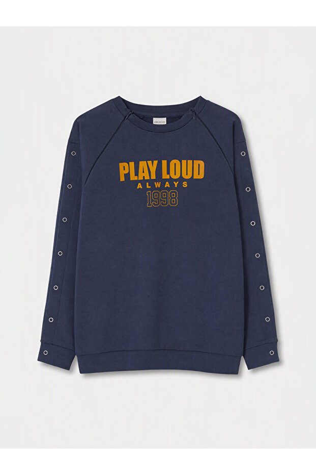 Lcw limitless printed girl's thick sweatshirt