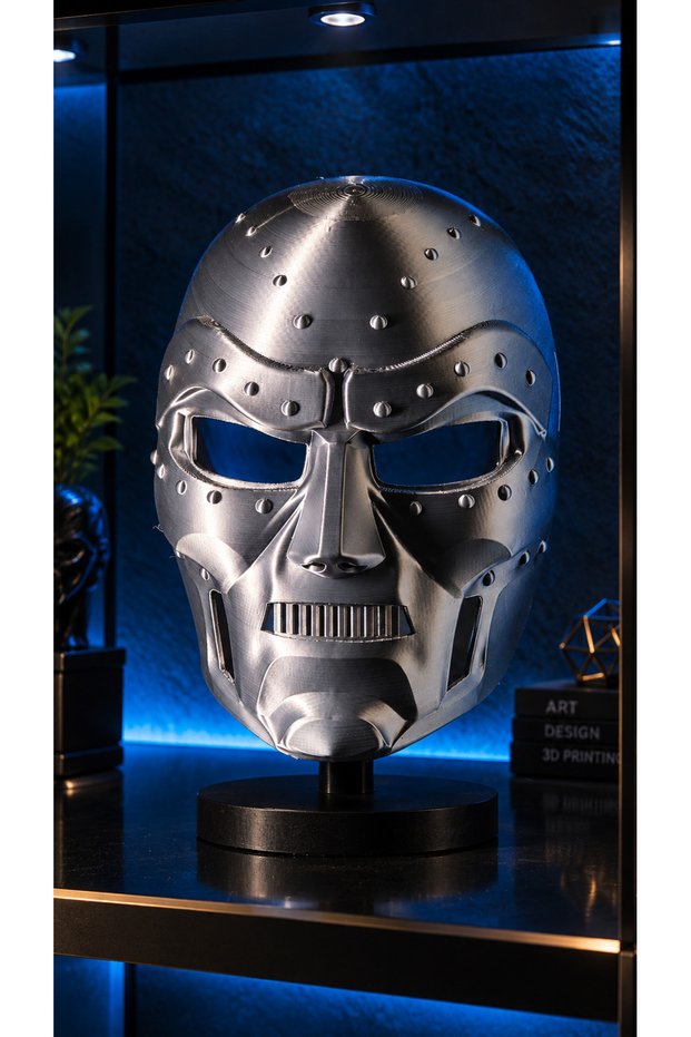 Futuristic Warrior Mask - Wearable - Reflect the Spirit of Future Warriors - 3D Printing