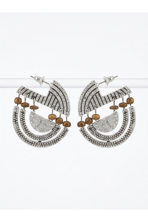 Women's Ethnic Hoop Stylish Earrings Non-Tarnish Stainless Gift Boxed Women's Earrings