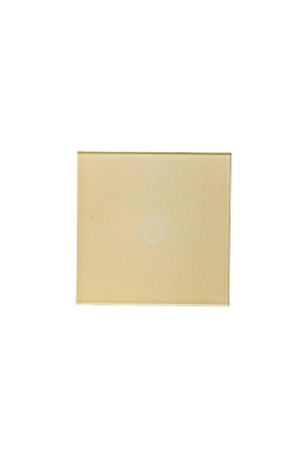 Simple Touch Switch Tempered Glass Gilded