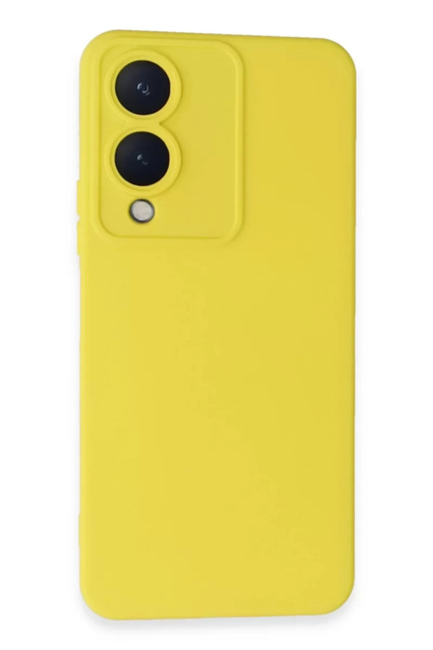 Vivo Y17S Compatible Case Nano Velvet Silicone - Yellow