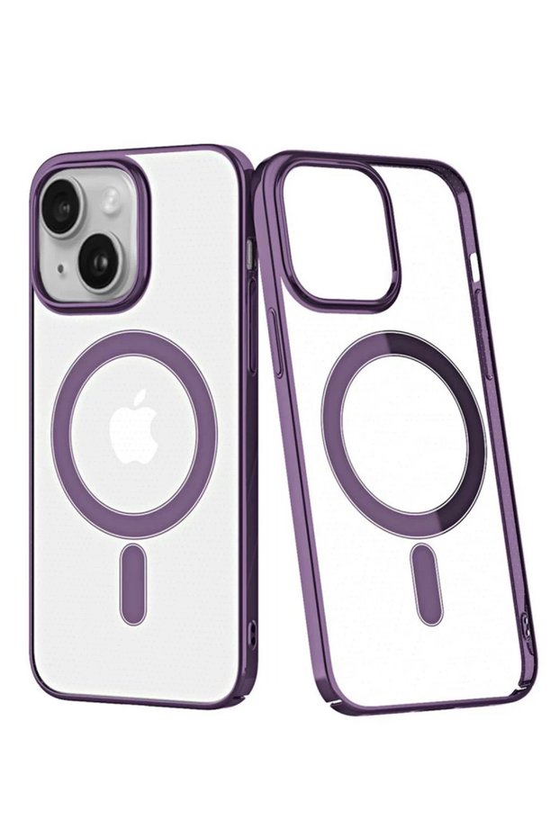 Apple iPhone 14 Plus Compatible Case Element Magneticsafe Hard Cover - Purple