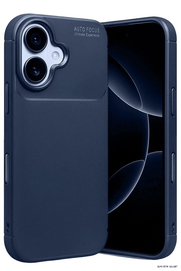 Spt-Gld Newface iPhone 17 Auto Focus Carbon Cover (22642) - Navy Blue