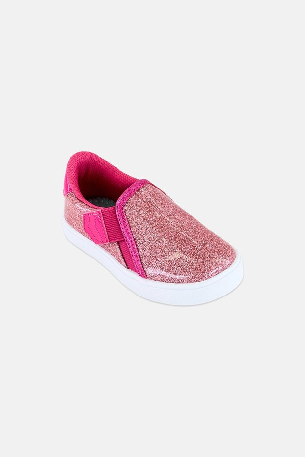 Toddlers Girl Slip On Casual Shoes, Pink