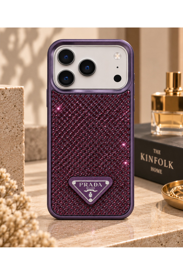 iPhone 17 Pro Max (6.9 Inch) Compatible Shiny Diamond Rhinestone Diamond Sequin Glitter Lux Cover Case