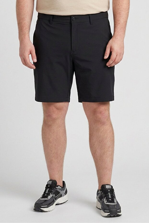 Men 10 Inseam Sportswear Fit Training Shorts, Black