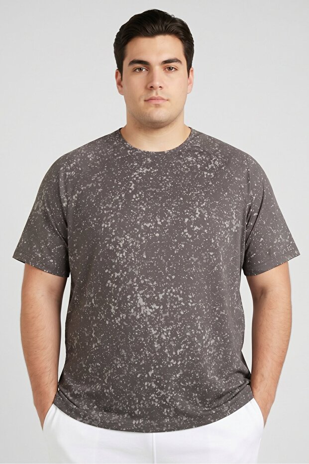 Men Fitted Short Sleeve Training T-Shirt, Multicolor