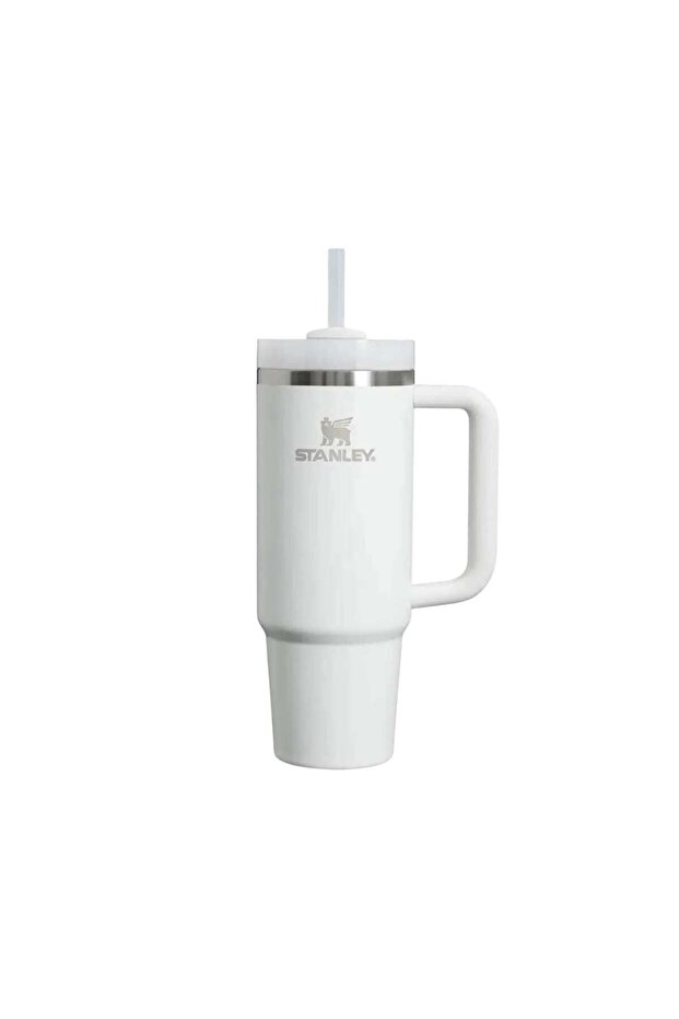 Quencher H2O Flowstate ™ Tumbler Thermos with Straw 0.8L Flask with Straw White