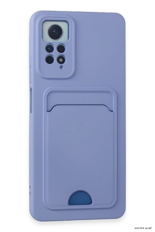 Spt-Gld Newface Redmi Note 12 Pro 4g Case Kelvin Silicone with Business Card Holder (95615) - Lilac