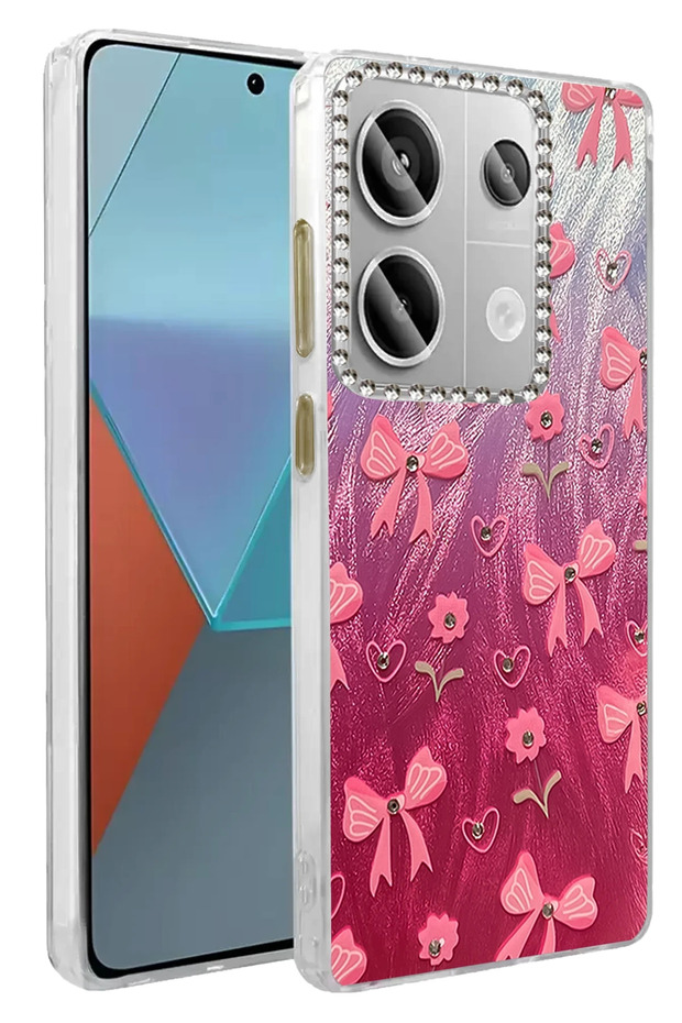 Spt-Gld Newface Redmi Note 13 Pro 4g Case Blade Mirror Patterned Cover - (101151) Pattern 3