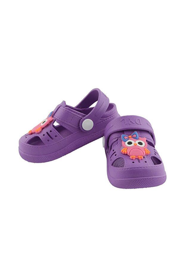Bird Figured Girls' Sandals and Slippers