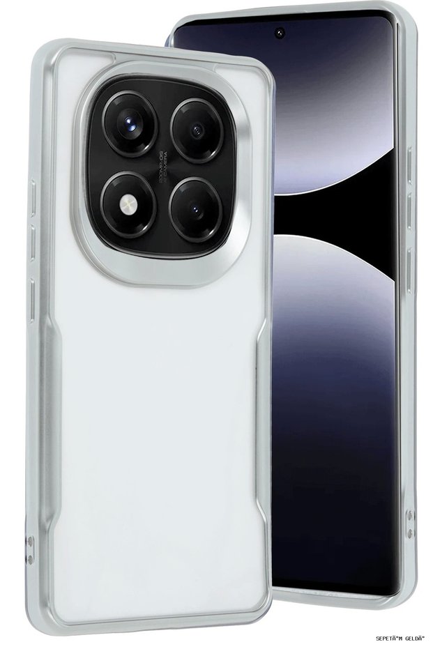 Spt-Gld Newface Redmi Note 14 Pro 5g Case Boyi Silicone Cover (114231) - Silver