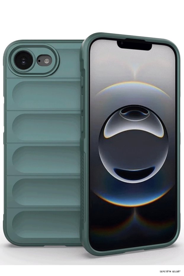 Spt-Gld Newface iPhone 16E Case Optimum Silicone - (114454) Dark Green