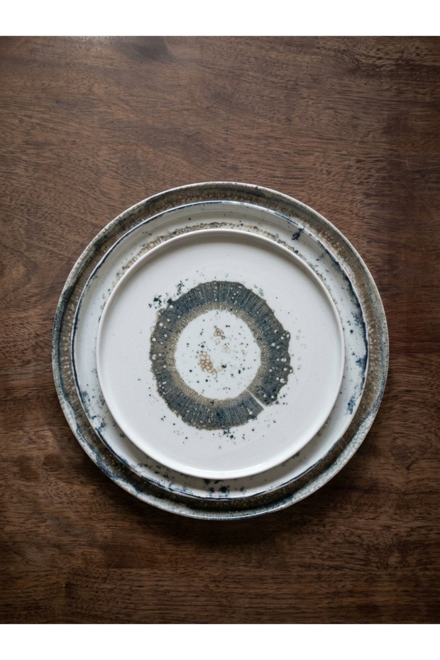3-Piece Presentation Plate, Pizza Plate 28-24-20 cm