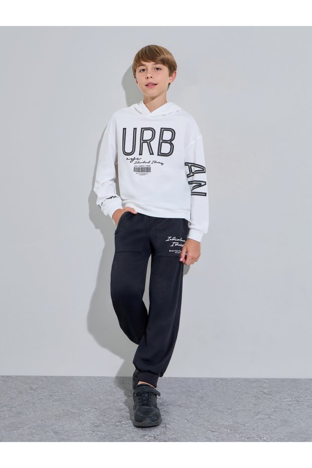 Teen Boys Graphic Print Hoodie and Joggers Set