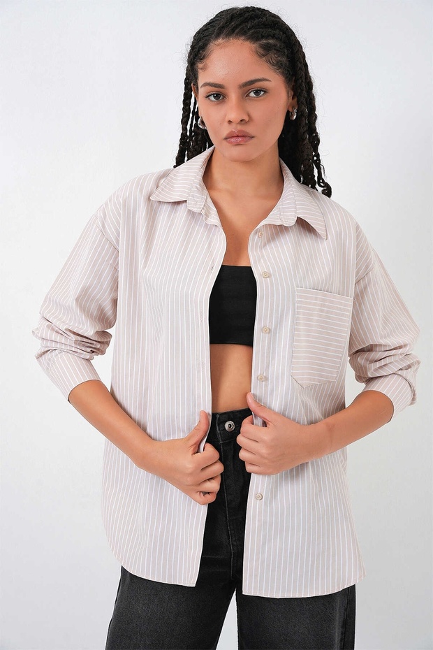 Women's Shirt 20205 Beige