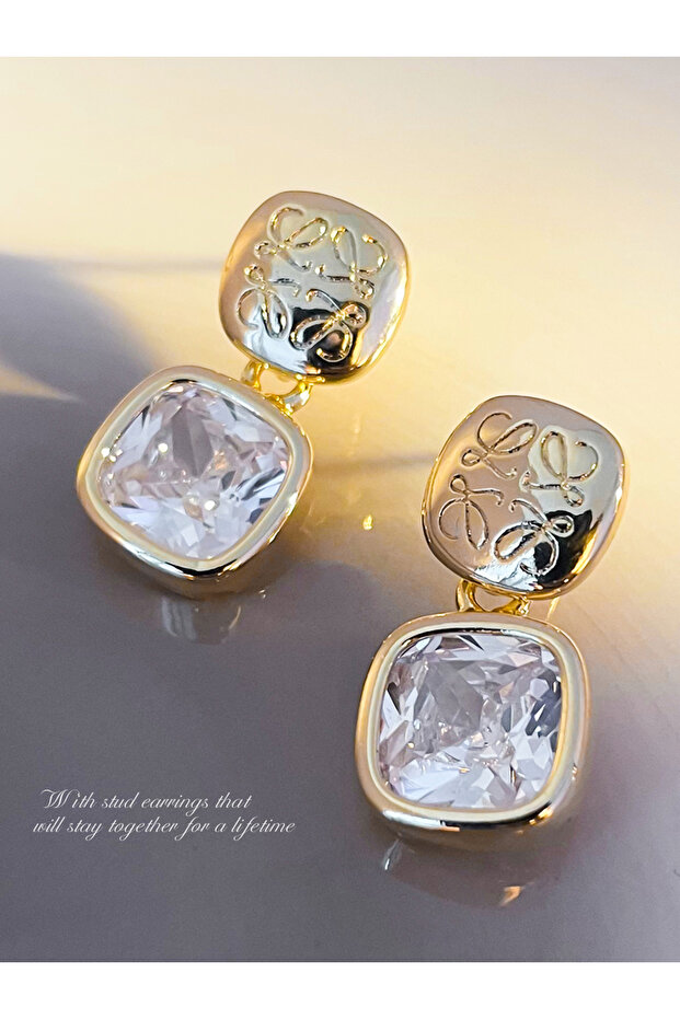 Textured Dangle Earrings