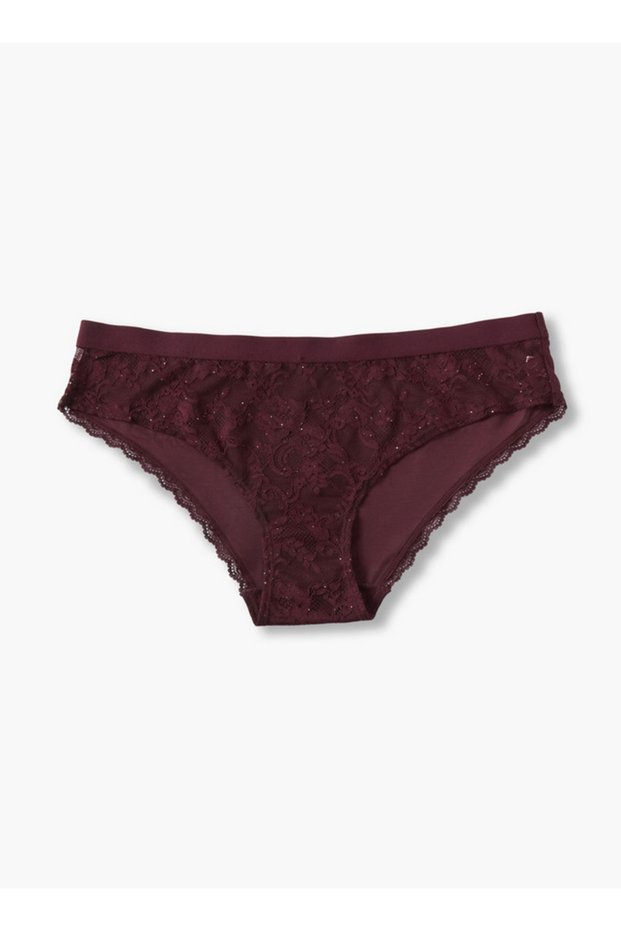 SEQUIN LACE FULL BRIEF