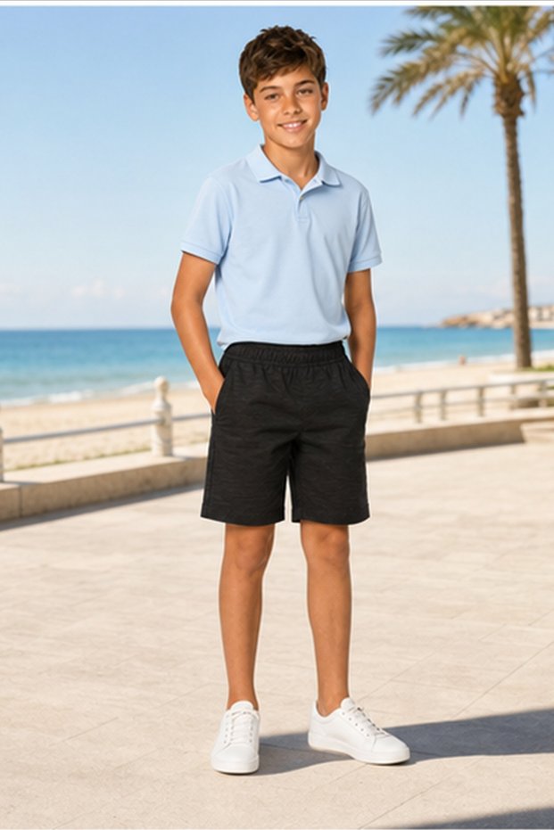 Boys Linen Bermuda