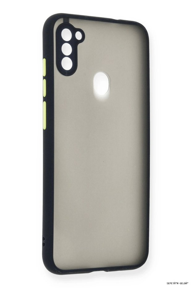 Spt-Gld Newface Galaxy A11 Case Montreal Silicone Cover (140424) - Navy Blue