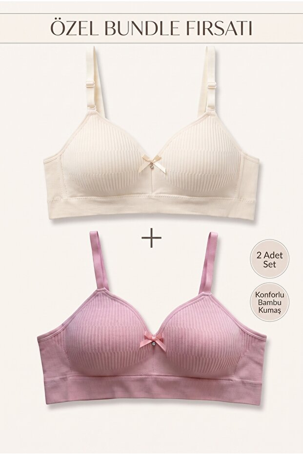 Women's Bamboo Fabric Comfortable and Breathable Bra Without Underwire