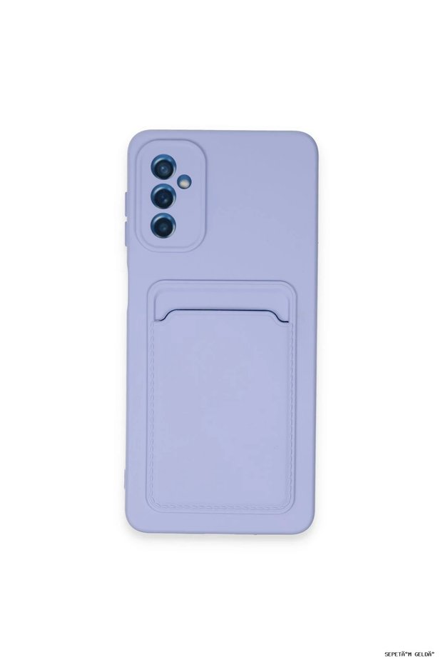 Spt-Gld Newface Galaxy A14 4g Case Kelvin Silicone with Business Card Holder (142645) - Lilac