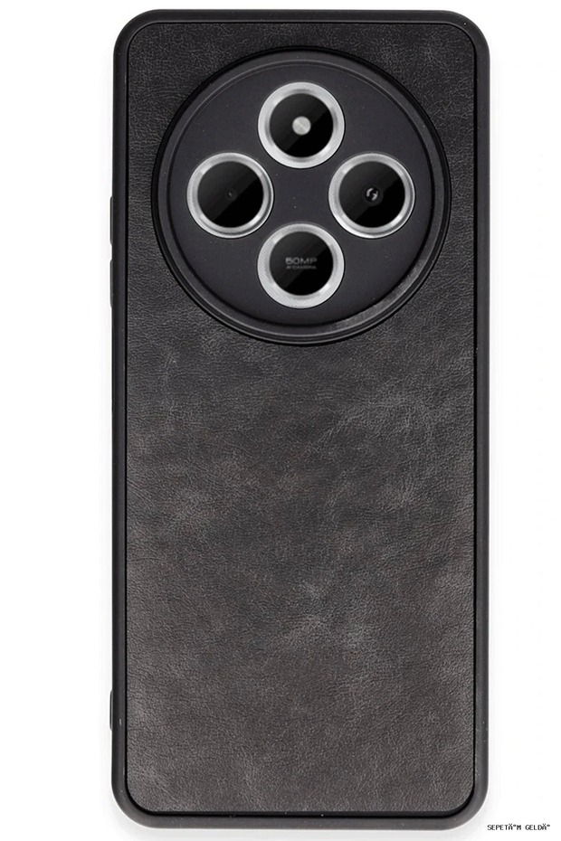 Spt-Gld Newface Redmi 14C Case Aras Leather Cover (150808) - Black