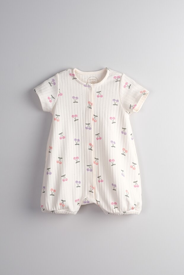 100% Cotton Baby and Child Balloon Jumpsuit (Cherry)