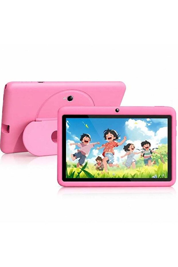 S4 Kids Tablet 7 Inch Android 13, 4GB RAM + 128GB ROM, Dual Camera (2MP+5MP), WiFi, Bluetooth, Parental Control, Learning & Educational Tablet with School Fun Bag & Stickers | TDRA
