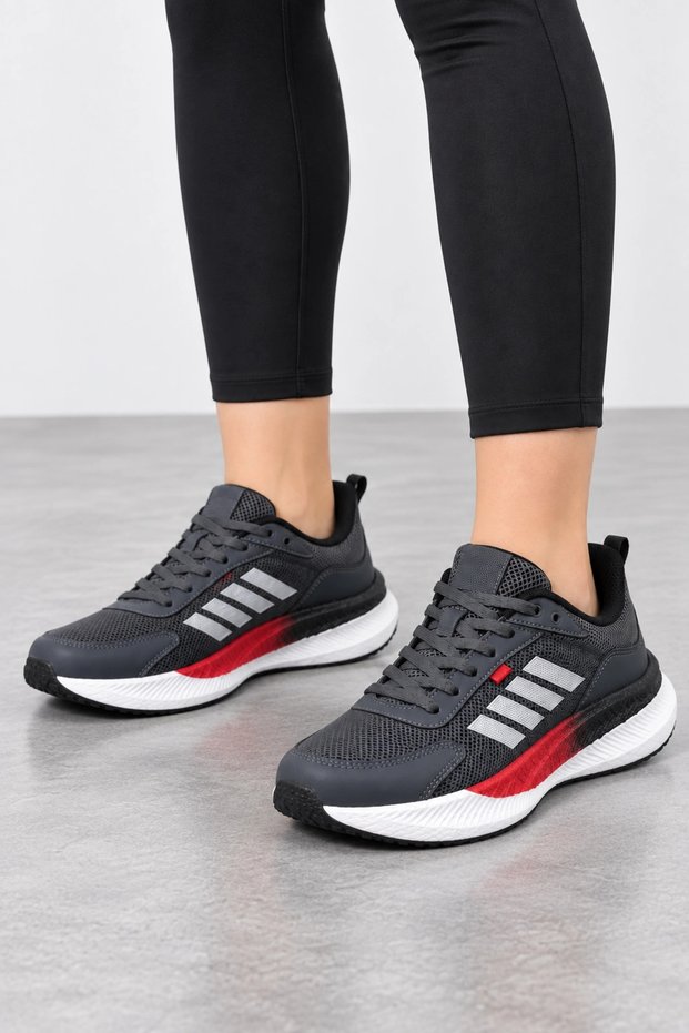 Void Women's Lace-Up Casual Sneaker Sports Shoes - Smoked