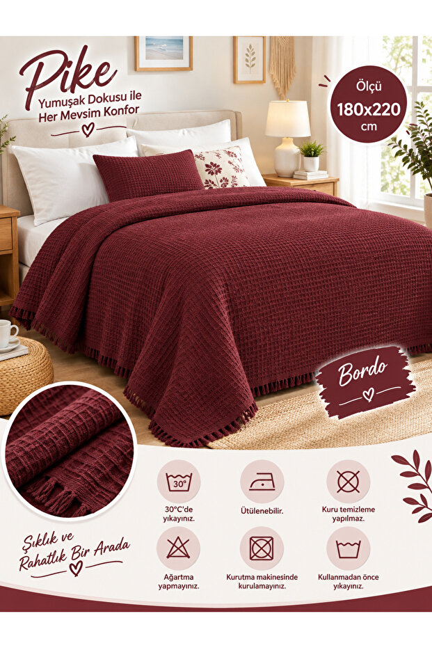 Pique, Bedspread, Double Pique, Sofa Cover, King Size Pique, 180*220