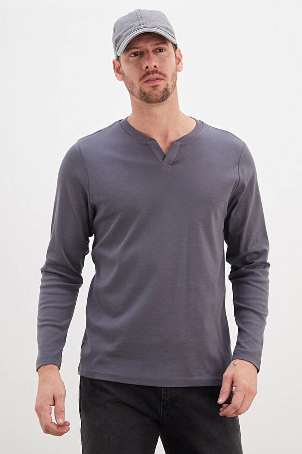 Basic V-Neck Ribbed Bodysuit