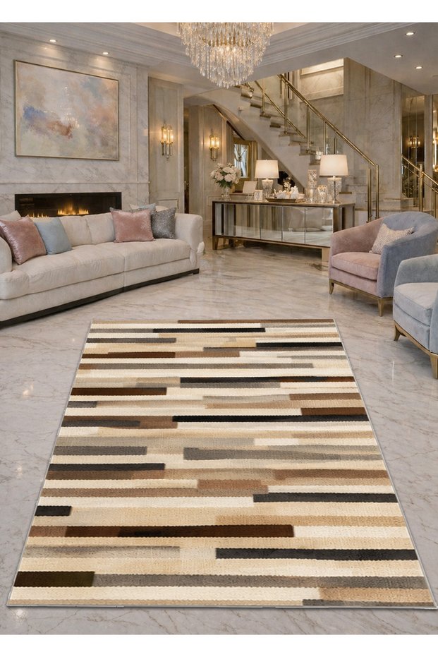 Sdt Mixed Patterned Modern Woven Base Decorative Carpet Sdtamor1529