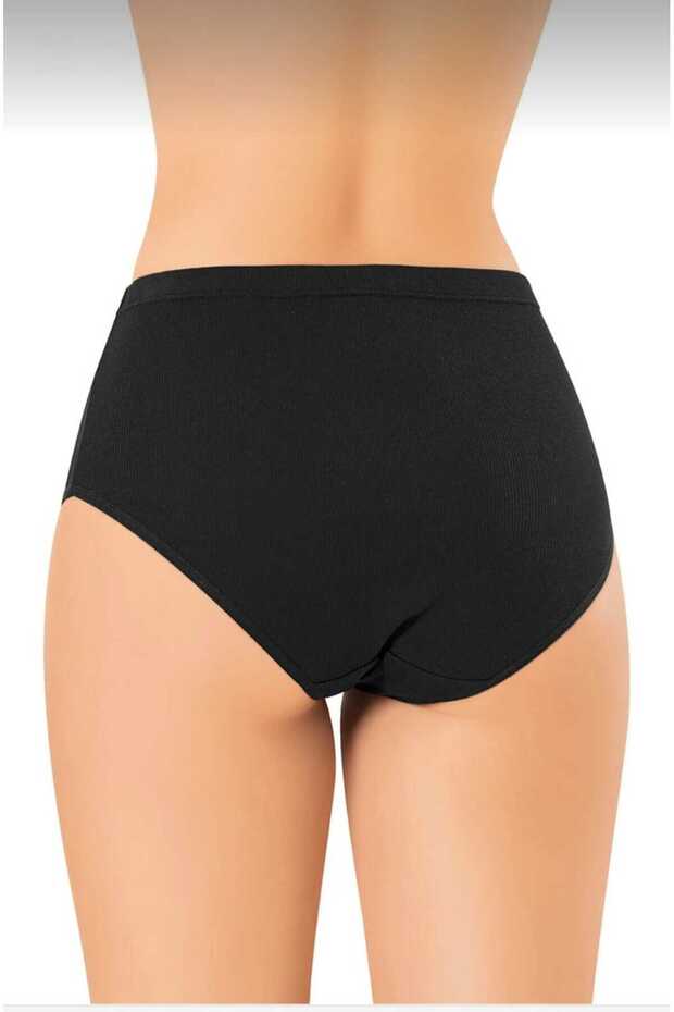 5028 High Waist Combed Cotton 3-Piece Panties