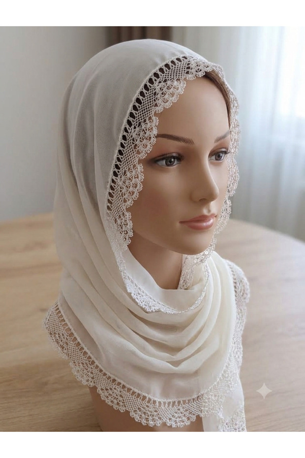 White Color Prayer Coverlet