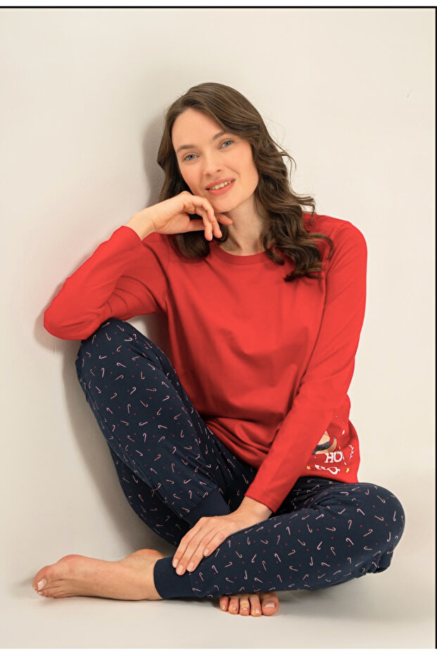 Women'S, Long Sleeve, (Socks Included), Pajama Set